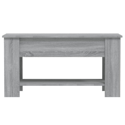 Coffee Table Grey Sonoma 101x49x52 cm Engineered Wood