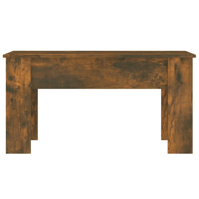 Coffee Table Smoked Oak 101x49x52 cm Engineered Wood