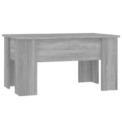 Coffee Table Grey Sonoma 79x49x41 cm Engineered Wood