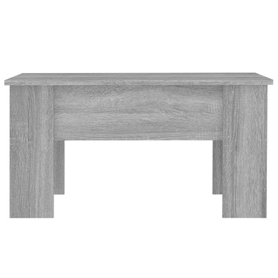 Coffee Table Grey Sonoma 79x49x41 cm Engineered Wood