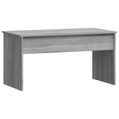 Coffee Table Grey Sonoma 102x50.5x52.5 cm Engineered Wood