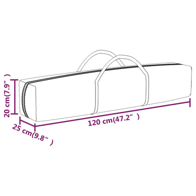 Folding Party Tent Cream 2x2 m