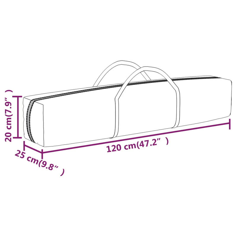 Folding Party Tent White 2x2 m