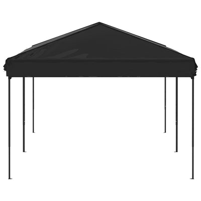 Folding Party Tent Black 3x6 m