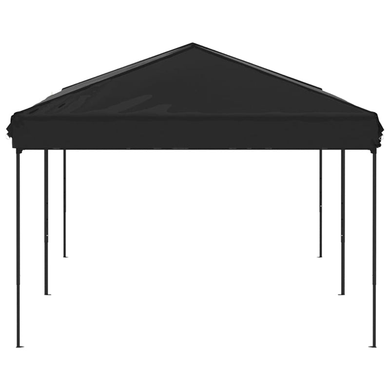 Folding Party Tent Black 3x6 m