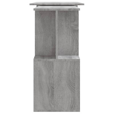 Corner Desk Grey Sonoma 200x50x76 cm Engineered Wood