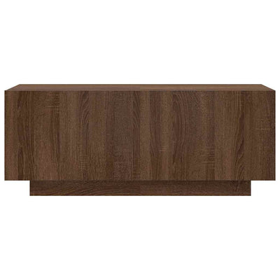 TV Cabinet Brown Oak 100x35x40 cm Engineered Wood