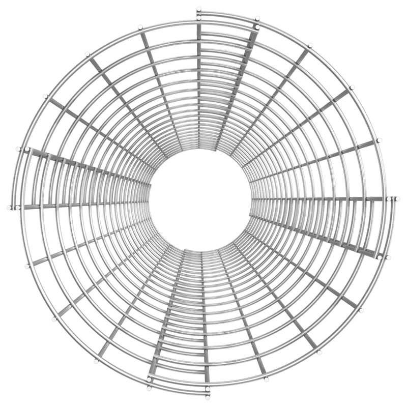 Circular Gabion Pole Galvanised Steel Ø30x200 cm