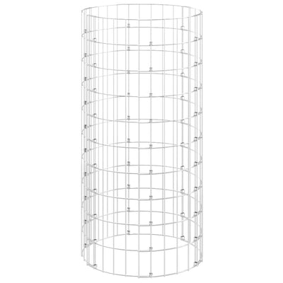 Circular Gabion Pole Galvanised Steel Ø50x100 cm