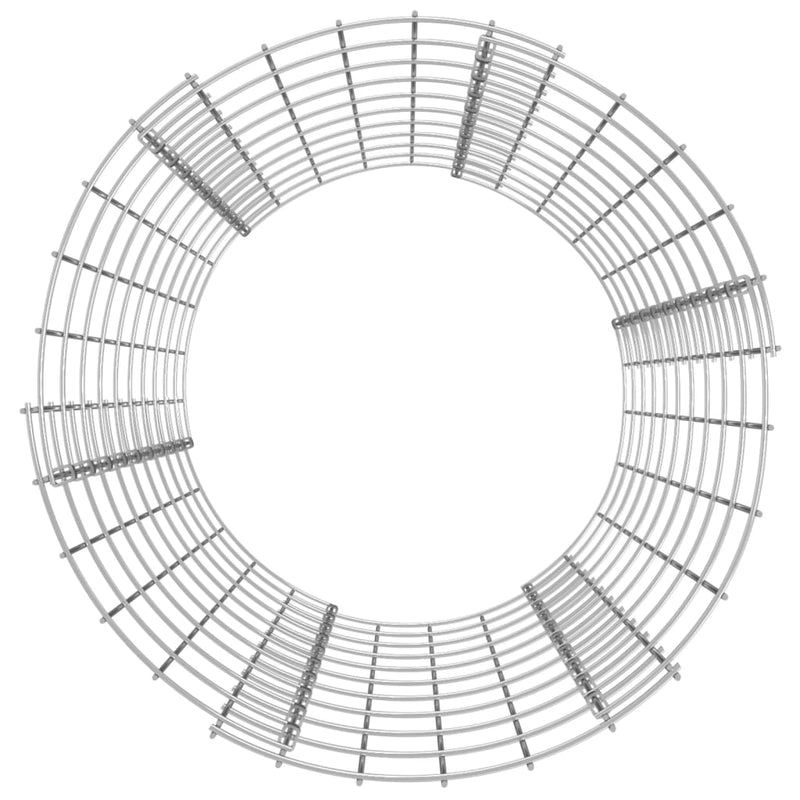 Circular Gabion Pole Galvanised Steel Ø50x100 cm