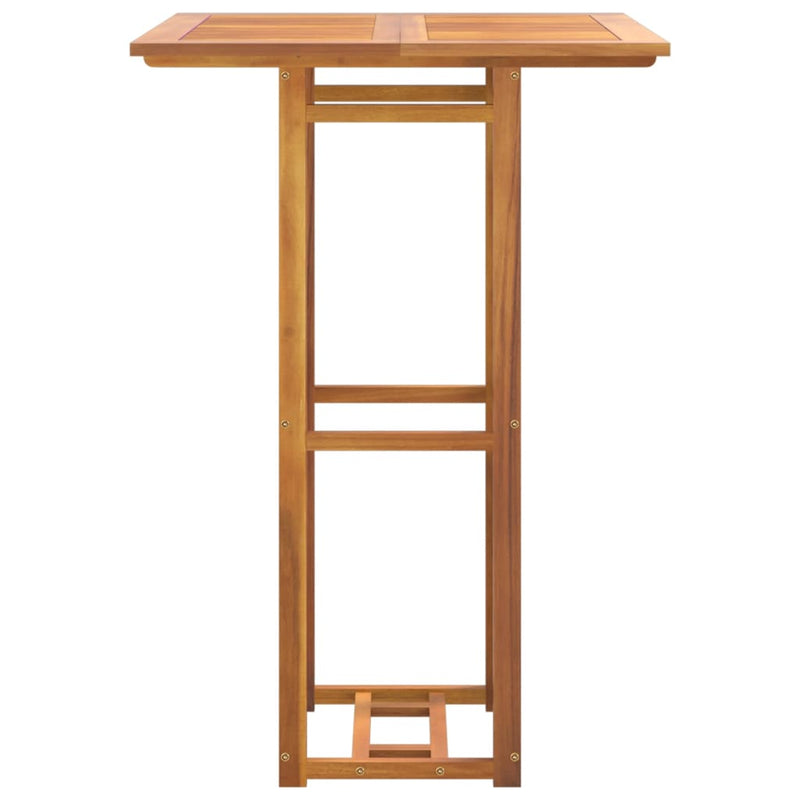 Bistro Table 75x75x110 cm Solid Wood Acacia