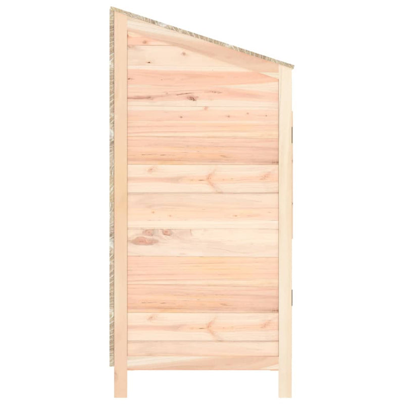 Garden Shed 55x52x112 cm Solid Wood Fir