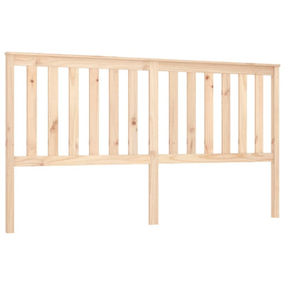 Bed Headboard 186 cm Solid Wood Pine