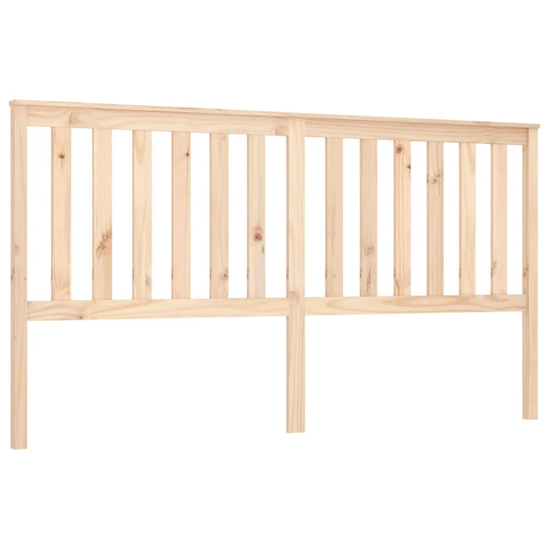 Bed Headboard 186 cm Solid Wood Pine