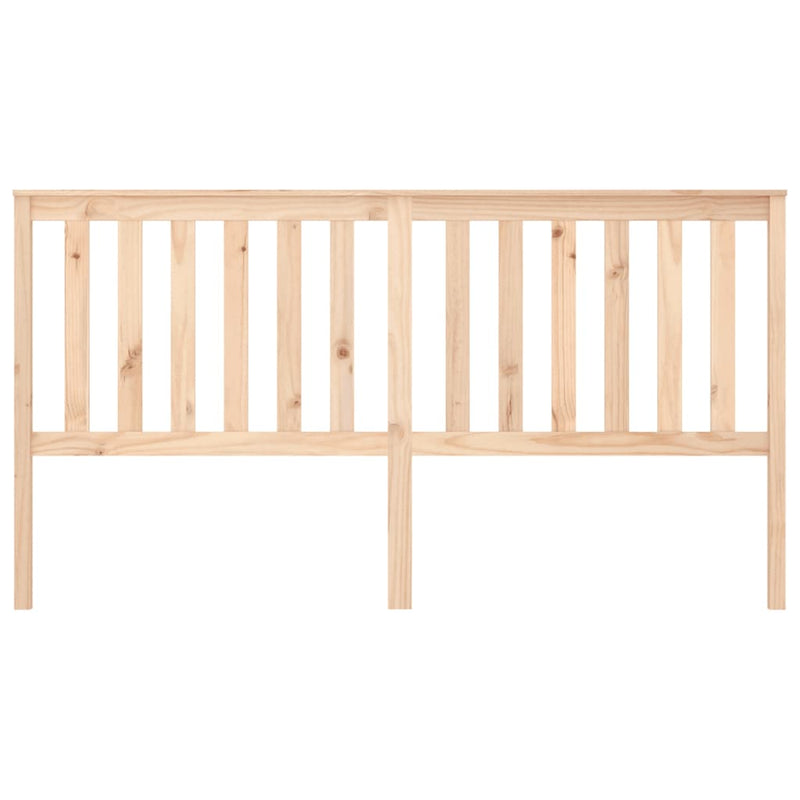 Bed Headboard 186 cm Solid Wood Pine