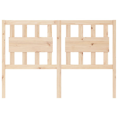 Bed Headboard 140.5 cm Solid Wood Pine