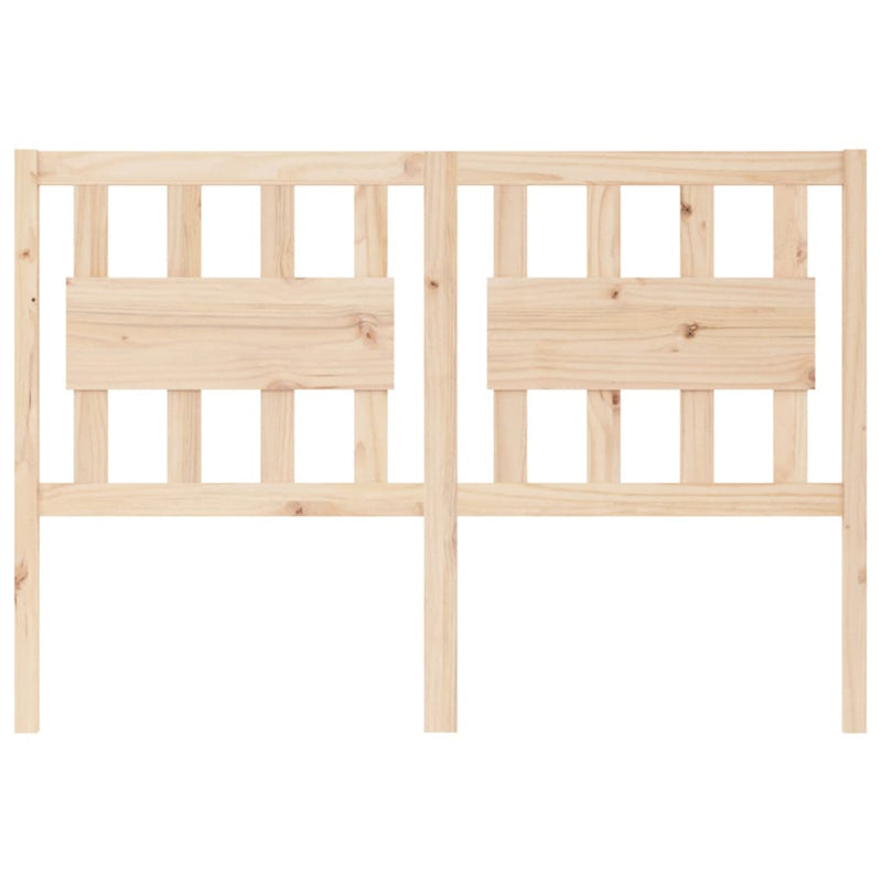 Bed Headboard 140.5 cm Solid Wood Pine