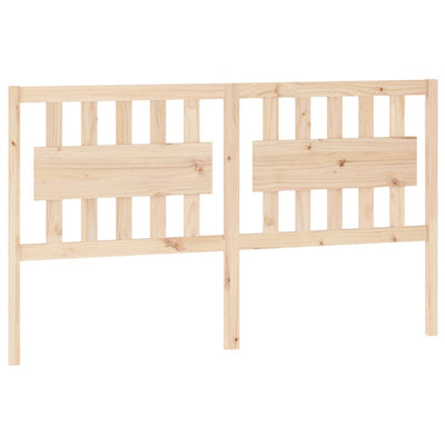 Bed Headboard 155.5 cm Solid Wood Pine