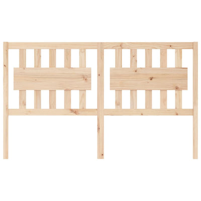 Bed Headboard 155.5 cm Solid Wood Pine