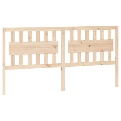 Bed Headboard 185.5 cm Solid Wood Pine