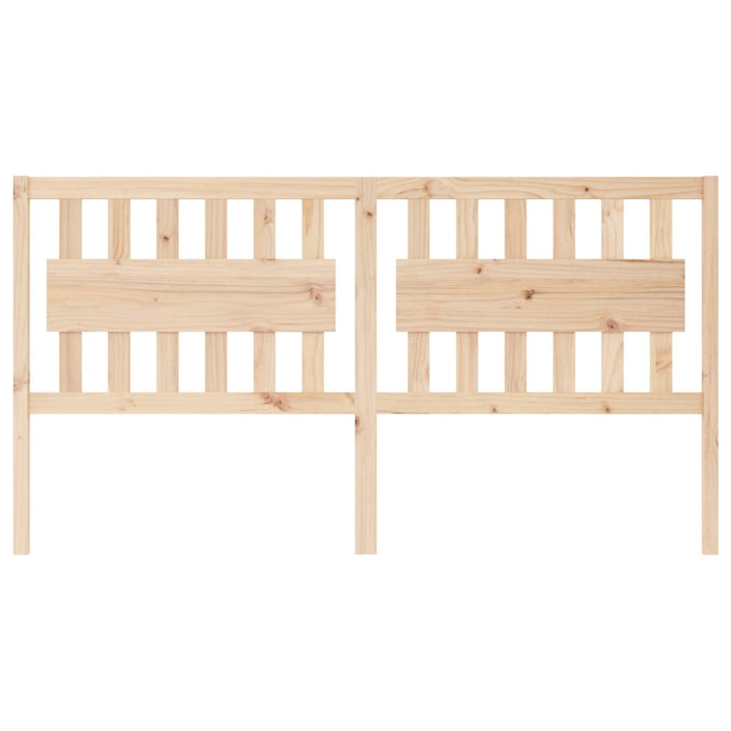 Bed Headboard 185.5 cm Solid Wood Pine