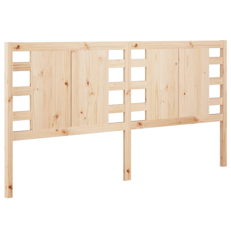 Headboard 186 cm Solid Wood Pine