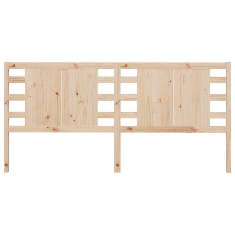 Headboard 186 cm Solid Wood Pine