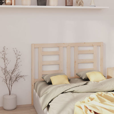 Bed Headboard 156 cm Solid Wood Pine