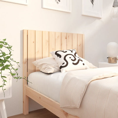 Bed Headboard 95.5 cm Solid Wood Pine