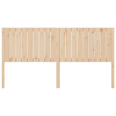 Bed Headboard 185.5 cm Solid Wood Pine