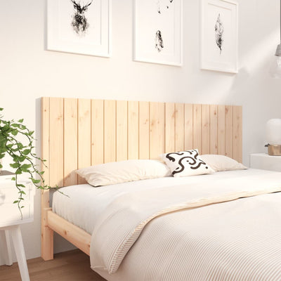 Bed Headboard 185.5 cm Solid Wood Pine