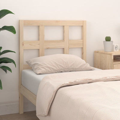 Bed Headboard 95.5 cm Solid Wood Pine