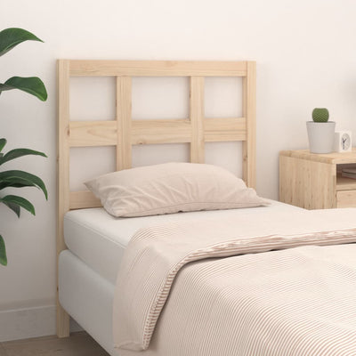 Bed Headboard 95.5 cm Solid Wood Pine