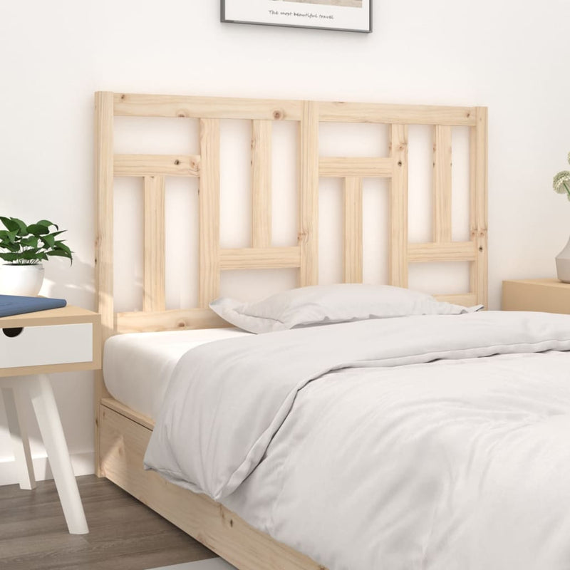 Bed Headboard 140.5 cm Solid Wood Pine