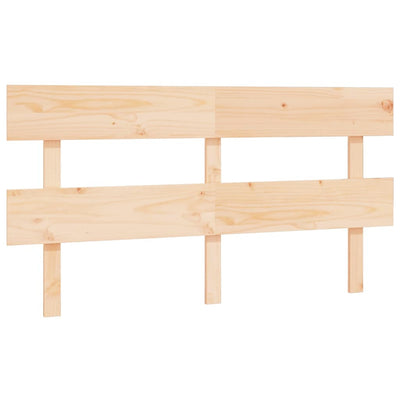 Bed Headboard 154 cm Solid Wood Pine