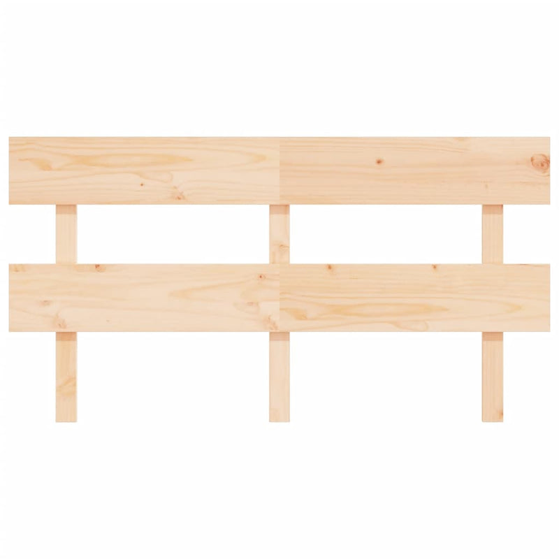 Bed Headboard 154 cm Solid Wood Pine