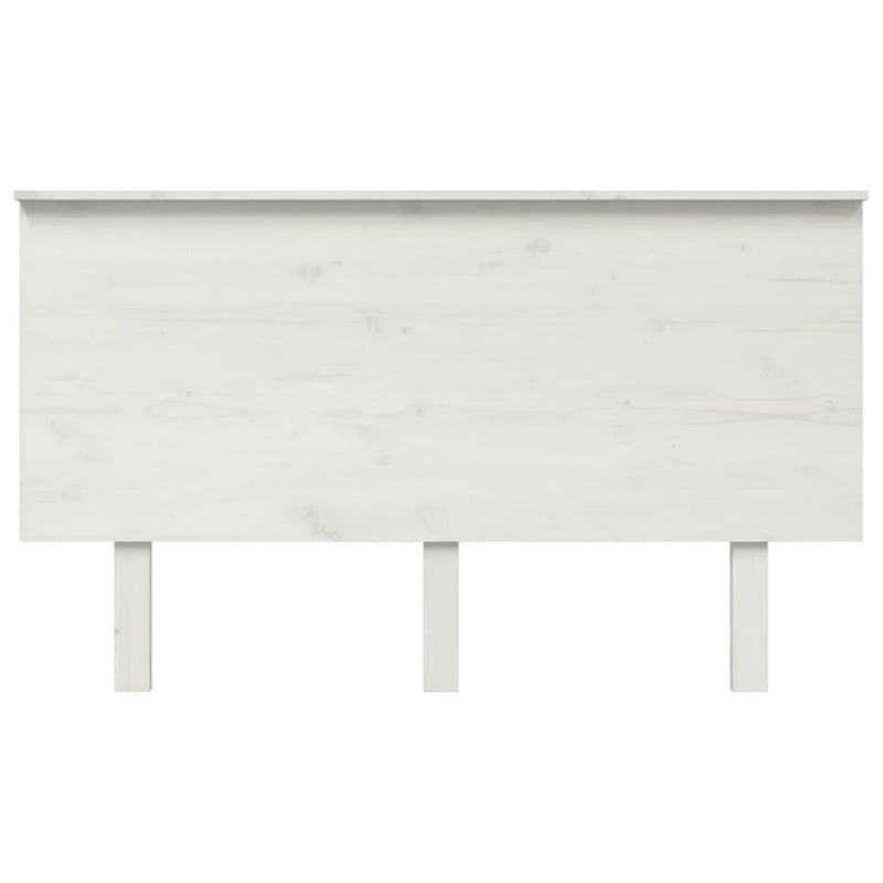 Bed Headboard White 184 cm Solid Wood Pine