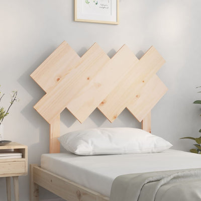 Bed Headboard 92 cm Single Solid Wood Pine