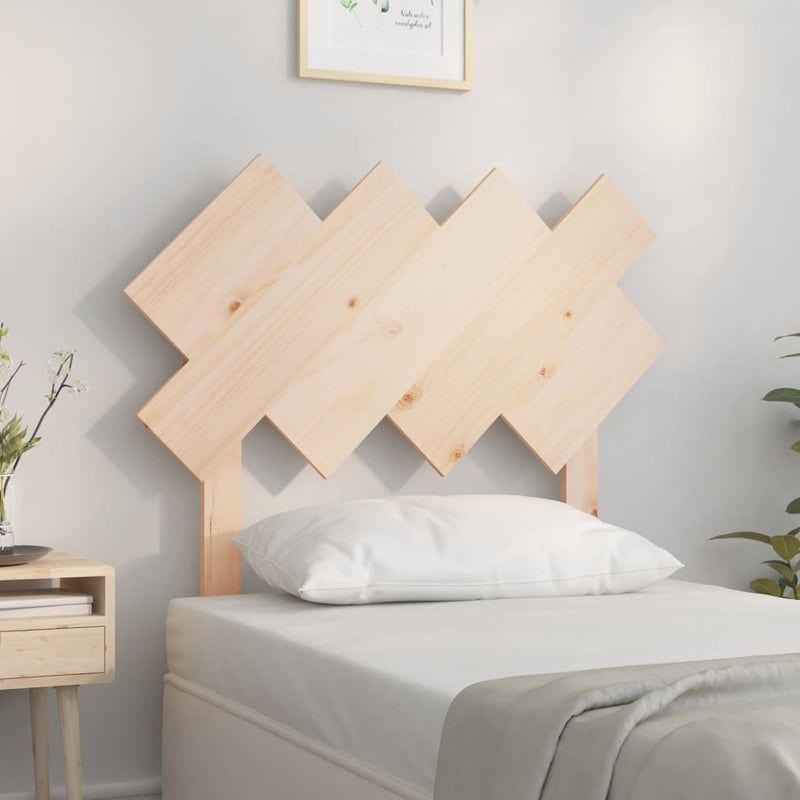 Bed Headboard 92 cm Single Solid Wood Pine