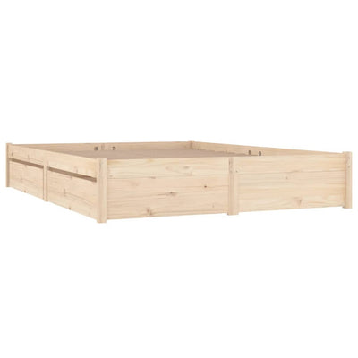 Bed Frame with Drawers 153x203 cm Queen Size