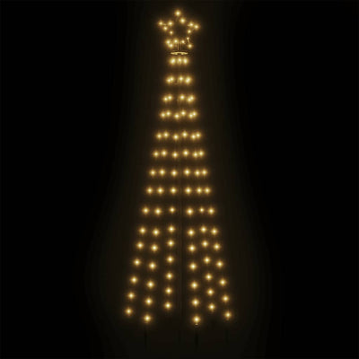 Christmas Cone Tree Warm White 108 LEDs 70x180 cm