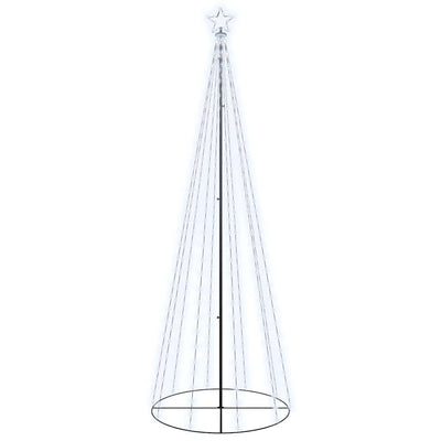 Christmas Cone Tree Cold White 310 LEDs 100x300 cm