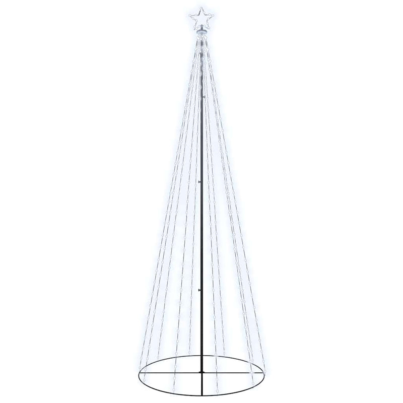 Christmas Cone Tree Cold White 310 LEDs 100x300 cm