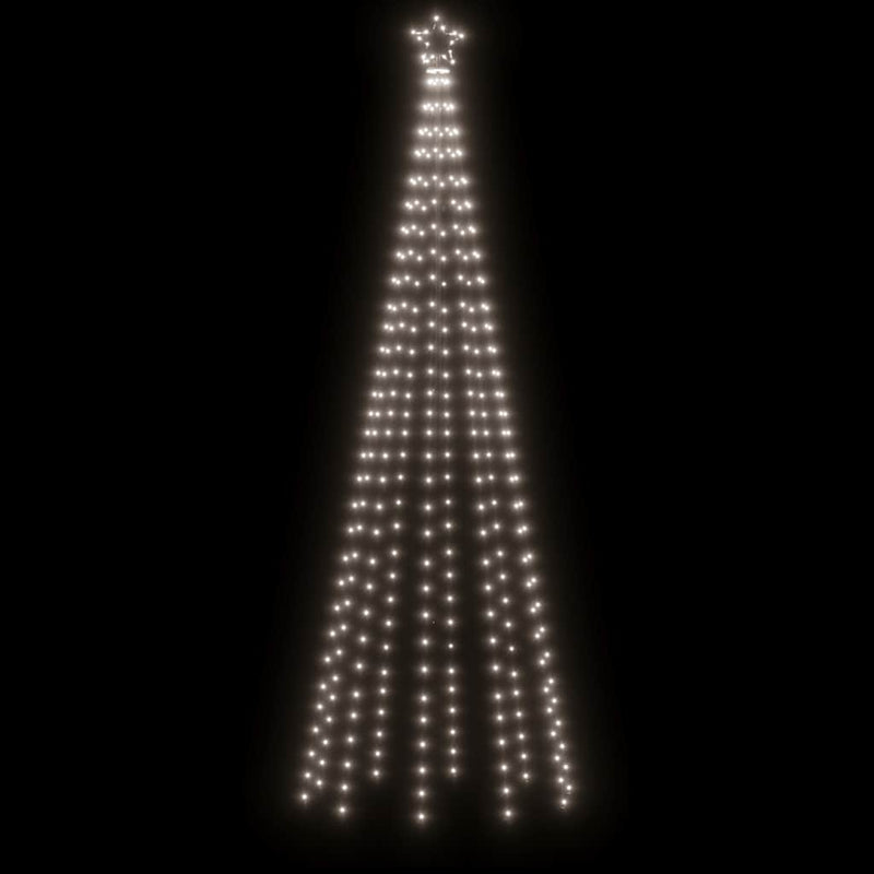 Christmas Cone Tree Cold White 310 LEDs 100x300 cm