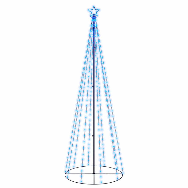 Christmas Cone Tree Blue 310 LEDs 100x300 cm