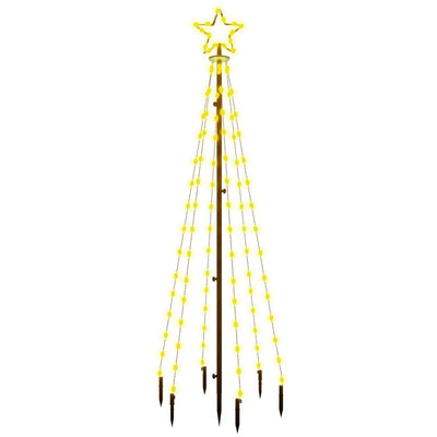 Christmas Tree with Spike Warm White 108 LEDs 180 cm