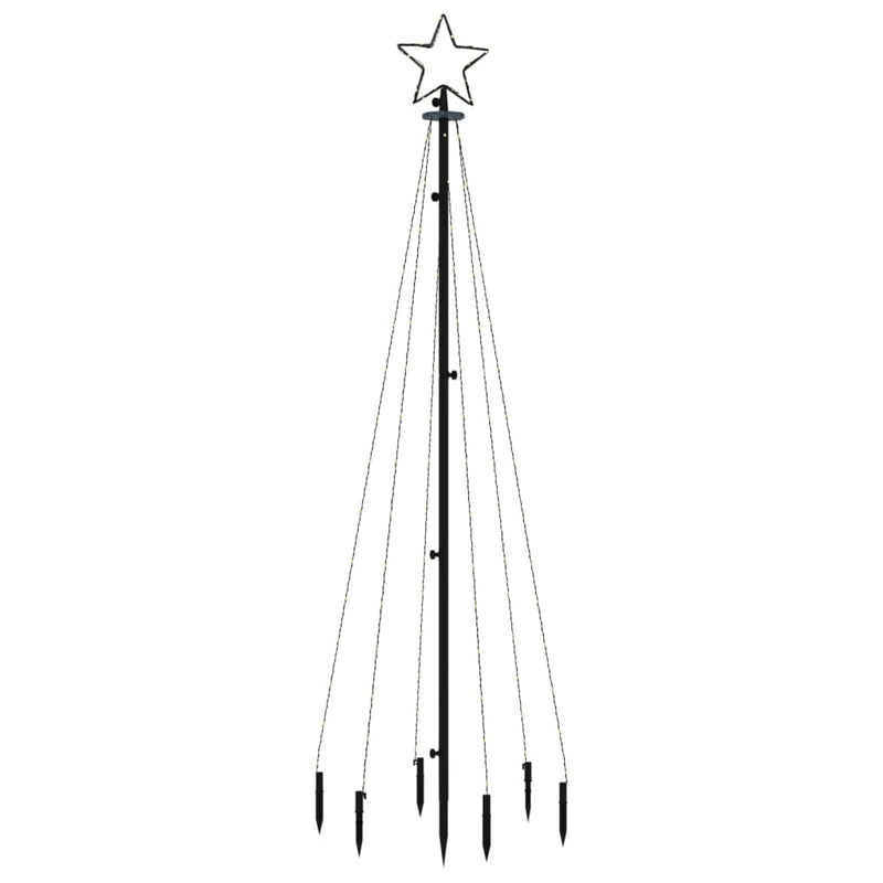 Christmas Tree with Spike Warm White 108 LEDs 180 cm