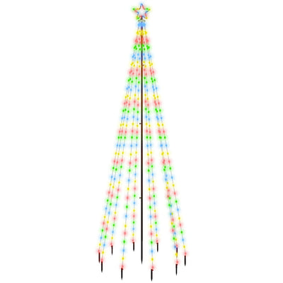 Christmas Tree with Spike Colourful 310 LEDs 300 cm