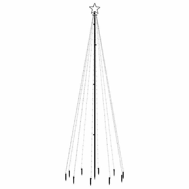 Christmas Tree with Spike Colourful 310 LEDs 300 cm