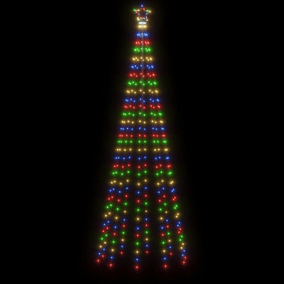 Christmas Tree with Spike Colourful 310 LEDs 300 cm